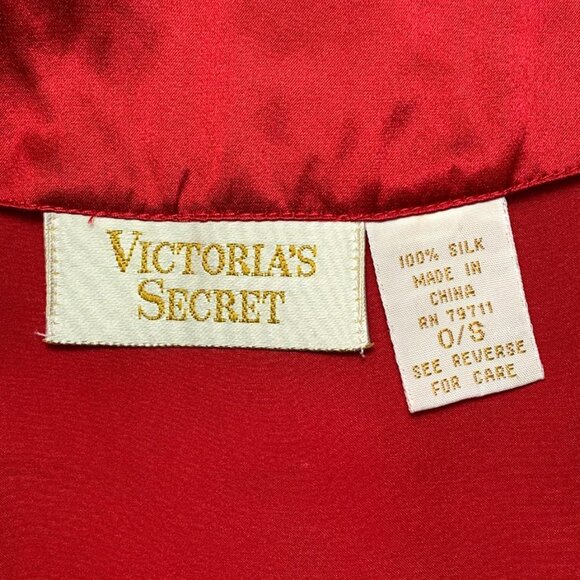 VINTAGE Victoria's Secret Gold Label 100% Silk Robe - Picture 7 of 7